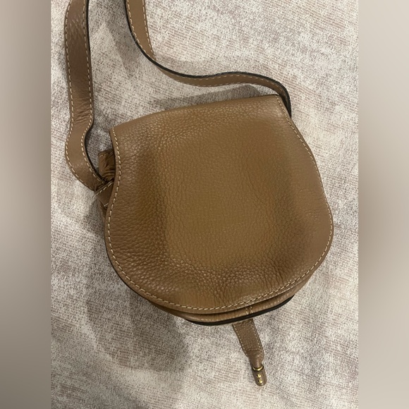 Chloe Marcie Foldover Small Saddle Bag - Picture 3 of 13